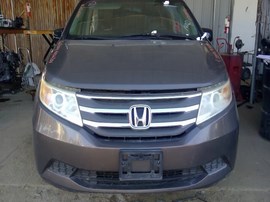 2011 HONDA ODYSSEY, GRAY, EX-L MODEL, 3.5L, AT, FWD,   A26284